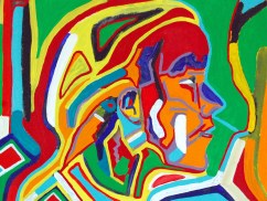 Margreet, abstract painting by Marten Jansen Margreet