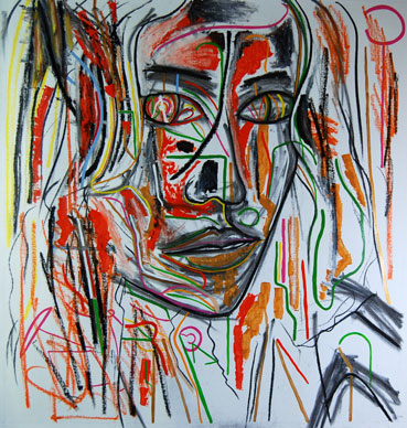 Abstract art portrait No 6